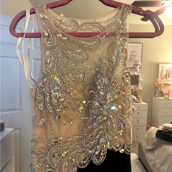 Jovani Cache Black Jeweled Formal Gown - Picture 5 of 8